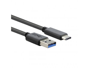Кабел USB 3.1 Micro Type C USB 3.0 AM Black VCOM CU401-1m